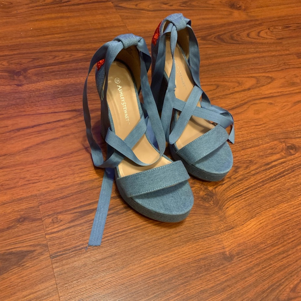 Ashley Stewart Rose Heels 10W